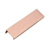 SUNULAN Drawer Pulls,10 Pcs Gold Solid Aluminium Alloy Flush Pull Door Handles Hole Pitch32mm to 192mm Champagne Gold Knob(Color : 64mm g) (Color : 96mm G) view 1