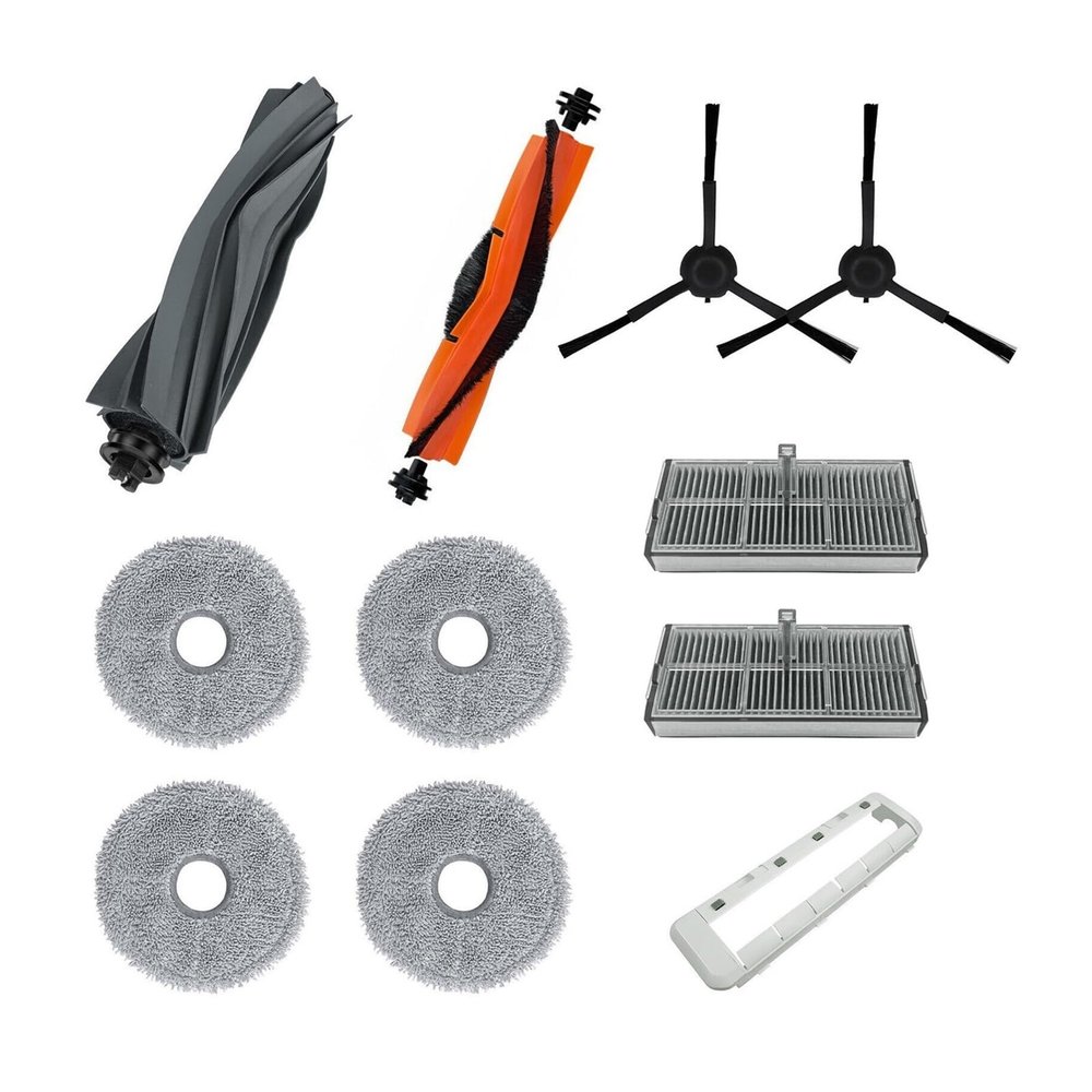 DOWOPBNS Compatible Rubber Brush Side Brush Filter for Dreame X30 / S30 / S10 Sweepers, lgggsssong00