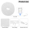 uxcell 2pcs Windproof Clothesline, 8M 26ft Plastic Non-Slip Clothes Drying Rope Portable Travel Clothesline for Courtyard Outdoor Laundry Camping, White view 2