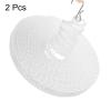uxcell 2pcs Windproof Clothesline, 8M 26ft Plastic Non-Slip Clothes Drying Rope Portable Travel Clothesline for Courtyard Outdoor Laundry Camping, White view 3