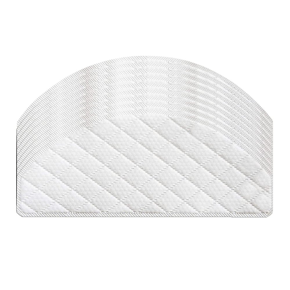 Luejnbogty 50Pcs Disposable Mop Pads for Ozmo T8 T9 Vacuum Cleaner Mop Cloths Mopping Pads Spare Parts