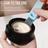 3 in 1 Cup Lid Cleaning Brush,Crevice Cleaning Brush Set for Baby Bottle Gap Tight Spaces Cup, 3 in 1 Multifunctional Portable Lid Cleaner with Brush view 3