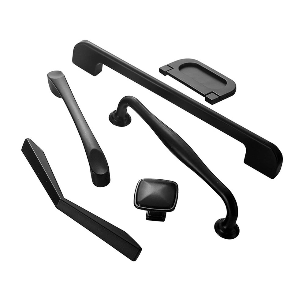 SUNULAN Drawer Handle,Black Handles Cabinet Knobs and Handles Kitchen Handles Drawer KnobsCupboard Handles Knobs Drawer Pull (Color : S-4) (Color : 35247)