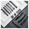 SUNULAN Drawer Handle,Black Handles Cabinet Knobs and Handles Kitchen Handles Drawer KnobsCupboard Handles Knobs Drawer Pull (Color : S-4) (Color : 35247) view 4
