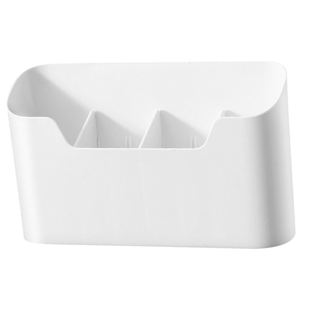 VOSAREA Hanging Storage Basket Grid Organizer Box Compartment Organizer Storage Wall Hanging Basket Bathroom