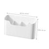 VOSAREA Hanging Storage Basket Grid Organizer Box Compartment Organizer Storage Wall Hanging Basket Bathroom view 3