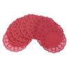 3.5" Lace Paper Cake Placemat Bake Oil Absorbing Paper Pizza Paper Mats Decoration Paper Doilies For Party Wedding Placemats For Dining Table Set Of 4 Round 8 Clo Washable Yellow Waterproof Kids 6 view 3