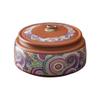 LUNIZ Sealed Tea Caddy Tea Cake Purple Clay Tea Can Chinese Retro Sealed Wake Tea Can White Tea Pu'er Tea Box Tea Cake Can Tea Storage Box Tea Jar with Lid (Color : A) view 1