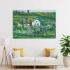 ZMLFJEA Paul Czanne,Small Houses in Pontoise Canvas Art Poster And Wall Art Picture Print Modern Family Bedroom Decor Posters 12x18inch(30x45cm) view 4