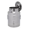 RABEEXP 28L / 7.4 Gallon Milk Can with Faucet Stainless Steel Wine Pail Bucket Oil Milk Tote Jug with Seal Lid for Milk Wine Liquid Storage Container (28L with Faucet) view 2