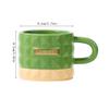 IBONSON Glass Cups Creative Ceramic Water Cup For Boys, Mug-like Coffee Cup With Spoon, Office Tea Cup Juice Glasses (Size : B) view 2