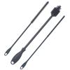 3pcs Straw Cleaner and Bottle Brush for Cleaning, Hanging Straw Brush Silicone BPA-Free Long Bottle Cleaning Brush Reusable Bottle Washing Accessories for Jars Tumblers (Gray) view 1