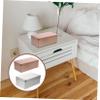 GRIRIW 2pcs Rectangular Tinplate Storage Boxes for Organizing Candies Chocolates and Items Elegant Silver and Rose Gold Design for Parties and Gifting view 3