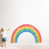 ('''') Rainbow Wall Decal Extra Large Boho Rainbow Wall Decals Peel and Stick Removable Rainbow Wall Stickers for Bedroom Decor Nursery Decor Playroom Decor (Rainbow 1 Pack) view 1