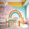 ('''') Rainbow Wall Decal Extra Large Boho Rainbow Wall Decals Peel and Stick Removable Rainbow Wall Stickers for Bedroom Decor Nursery Decor Playroom Decor (Rainbow 1 Pack) view 4
