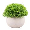 CJSUEYZS Artificial Green Plant Potted Plant Combination Desktop Ornaments, Artificial Flowers, Artificial Plants, Pulp, Round Bonsai view 1
