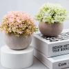 CJSUEYZS Artificial Green Plant Potted Plant Combination Desktop Ornaments, Artificial Flowers, Artificial Plants, Pulp, Round Bonsai view 2
