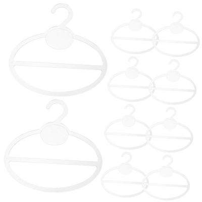 Outanaya 10pcs Round Hook Scarf Rack Scarf Holders for Closet Tie Rack Storage Belt Organizer Multi Hangers