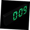 Cabilock Compact Led Digital Alarm Clock with Brightness Read Numbers Voice Control Mode for Bedrooms and Home Use view 1