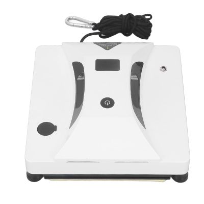 XHTLLO 2800Pa Full Automatic Window Cleaning Robot with 40ML Water Cistern, Remote Control Window Cleaner for High Rise Glass Tiles(US100-240V)