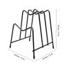 Glomora Cutting Board Rack, Compact Chopping Board Organizer Stand Holder Muti Purpose Kitchen Countertop Pots Pan Lids Rack Organizer for Plates, Cutting Boards Bakeware Cooling Racks Pots view 2