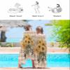 ALAGEO Beach Towel Hello Sunflowers Large Beach Towels Oversized 35x70 inch Brown Buffalo Plaid Spring Plant Lightweight Travel Towel,Soft Beach Bath Towel Swim Towels view 4