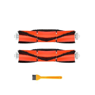 QDVOPHZA Compatible for Mijia 1S/Compatible for Roborock S5 S50 MaxVacuum Cleaner Accessories Spare Parts, Mop Roller Side Brush Hepa FilterVacuum Cleaner Kit (Color : Main Brush 2pcs)