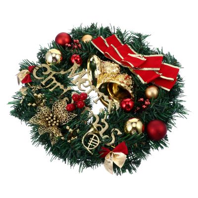 CIMAXIC Artificial Christmas Wreath for Car Decorative Door Hanging Wreath Festive Outdoor Decoration