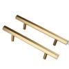 SUNULAN Drawer Handle,Hexagon Brass Cabinet Knobs and Handles Handles Kitchen Pulls Gold Drawer Knobs CopperDrawer Pull (Color : Single) (Color : CTC 160mm) view 1