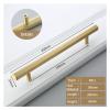 SUNULAN Drawer Handle,Hexagon Brass Cabinet Knobs and Handles Handles Kitchen Pulls Gold Drawer Knobs CopperDrawer Pull (Color : Single) (Color : CTC 160mm) view 2
