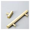 SUNULAN Drawer Handle,Hexagon Brass Cabinet Knobs and Handles Handles Kitchen Pulls Gold Drawer Knobs CopperDrawer Pull (Color : Single) (Color : CTC 160mm) view 4