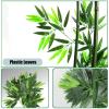 250 200 180 150 100 cm Tall Simulation Bamboo Artificial Plants, Yard Landscaping Faux Tree with Wood Pot, Outdoor Privacy Partition Fence Indoor Room Divider ( Color : 1.5m/4.9ft H , Size : 60cm L Ba view 4