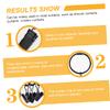 Cabilock 24pcs Curtain Ring Clip Easy Install Curtain Hooks for Drapes in Black view 2