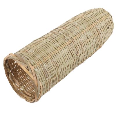 Beavorty Bamboo Wine Basket with Fine Mesh Strainer 11.81X5.11X4.72In Lightweight Portable Wine Filter for Home Brewing Outdoor Picnics Bbq
