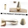 Cabilock 2pcs Creative Mini Brass Vases Antique Copper Flower Holders for Tabletop Decor Adornments for Living Room and Wedding Centerpieces view 2