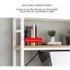 ZLGONRL Adjustable Display Shelf Rack Organizer 2 Tier Desktop Bookcase for Computer Desk Wood Countertop Hutch Bookshelf (A 55cm) view 3