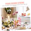 ORFOFE 30pcs Artificial Pearl Beaded String Vase Filler for Wedding Centerpiece DIY Decor view 3