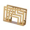 Aosekaa Napkin Holder Stainless Steel Napkin Paper Organizer Vertical Tissue Dispenser for Kitchen Indoor, Outdoor, Tabletop Home, Gold view 1