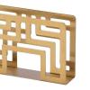 Aosekaa Napkin Holder Stainless Steel Napkin Paper Organizer Vertical Tissue Dispenser for Kitchen Indoor, Outdoor, Tabletop Home, Gold view 3
