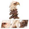 Cabilock Vintage Eagle Head Statue Realistic Animal Figurine for Office and Home Decor Unique Resin Craft for Tabletop Decoration Nature Lovers view 3