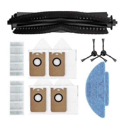 KAFTKO Robot Vacuum Cleaner Filter Roller Brush Dust Bag Mop Cloth Side Brush Set Replacement. Suitable for Laresar L6 Nex