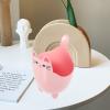 MAGICLULU Cat-Shaped Desktop Trash can Mini 7.87 Inch Compact Plastic Wastebasket Tiny Trash can for Kids Office Bedroom Countertop Storage view 3