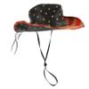 Holibanna USA American Flag Cowboy Hat Men's Women's Fashionable Wide Brim Outdoor view 1