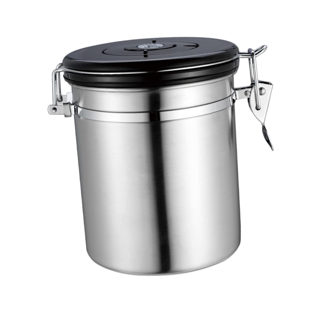 ABOOFAN Stainless Steel Sealing Tank for Coffee Beans Tea Sealed Cans Storage Containers Airtight