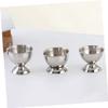 ABOOFAN 2pcs Egg Tray Steamed Egg Rack Hard Boiled Holder Stainless Steel Cup for Camping Breakfast view 3