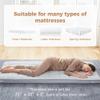 Jamdok 3Inch Twin Mattress Topper Cover(Only Cover),Cot Mattress Protector Bedding,Foam and Latex Mattress Cover with Zipper,Pillow Top and Bottom(75 x 38) Gray view 3