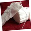 ABOOFAN 100pcs Drawstring Tea Filter Bags for Loose Leaf Tea Non-woven Empty Bags for Herbal Powders and Potpourri Lightweight and Easy to Use view 2