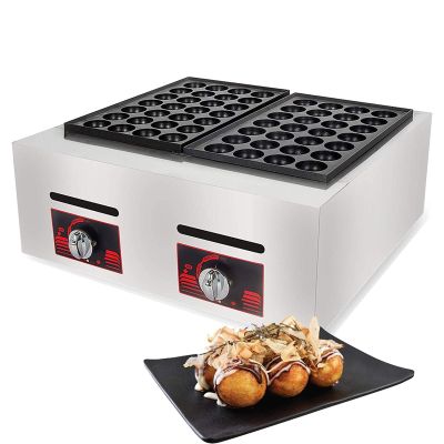 Commercial Takoyaki Maker, 56 Holes Takoyaki Grill Pan, Japanese Takoyaki Octopus Ball Pan, Multifunction Nonstick Baking Maker,for Fried Eggs, Fried Steak, Takoyaki, Cake