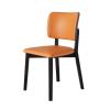 ALLC Dining Chairs Wood Dining Chair Modern Kitchen Chair Microfiber Leather Back Chair Living Room Leisure Chair Bedroom Dressing Chair for Home Kitchen and Cafe Bar (Color : A, Size : 2pcs) view 1
