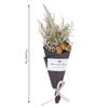 1Pcs Dried Flowers Bouquet Artificial Rose Dried Flower Bouquet Valentines Day Gift Dried Flower Home Decoration Photo Props for Home Wedding Party Gift (Chocolate rosegrass) view 2